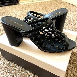 Etienne Aigner Lanai Black Sandal